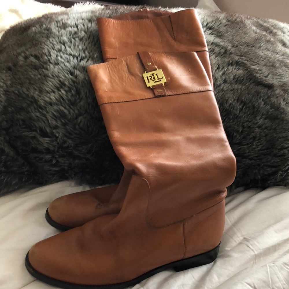 Ralph Lauren leather boots